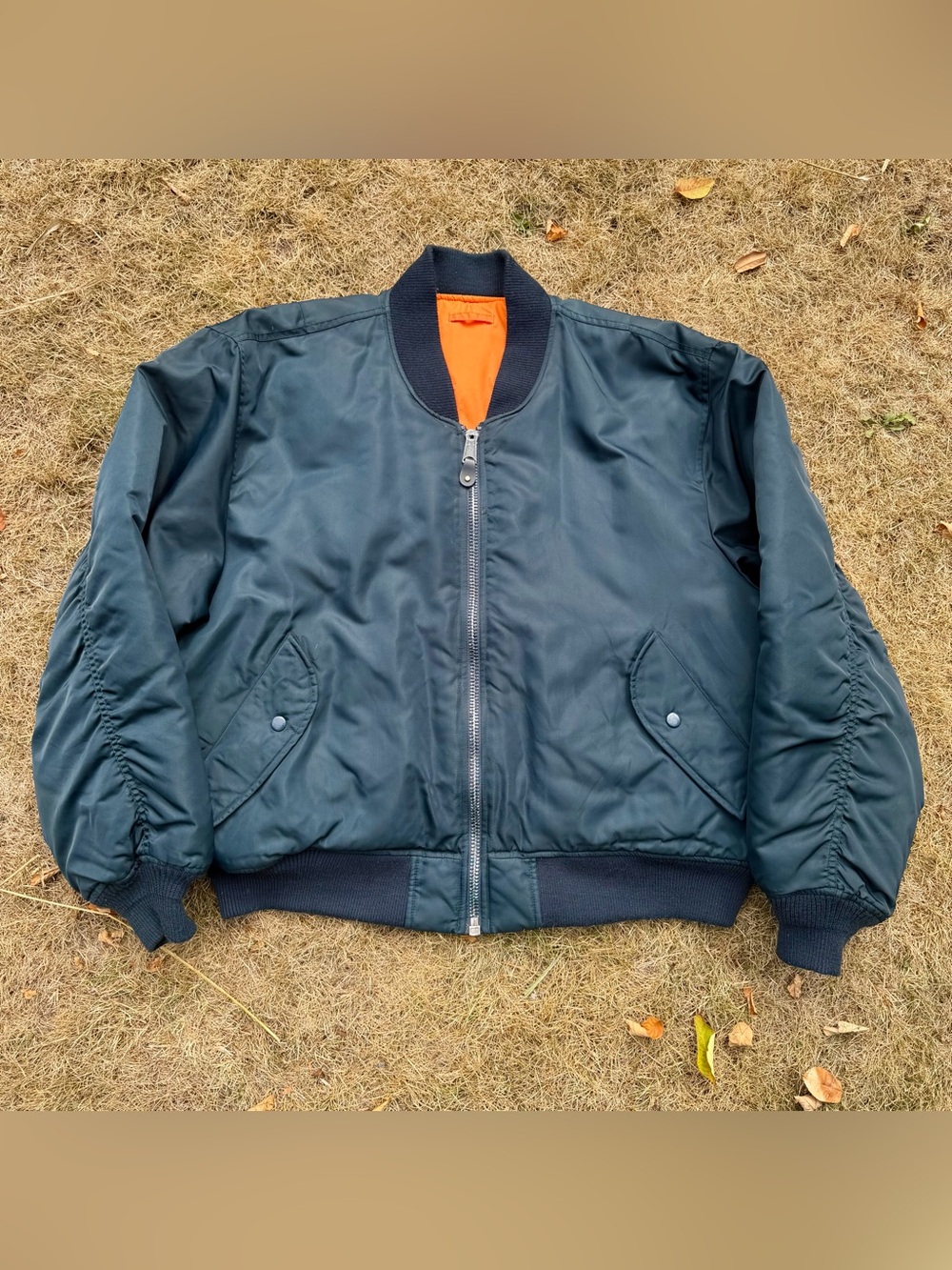 Blue Flyers Jacket Airforce Spiewak MIL-J-8279E Reversible Bomber XL Military